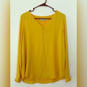 Loft Yellow Blouse
